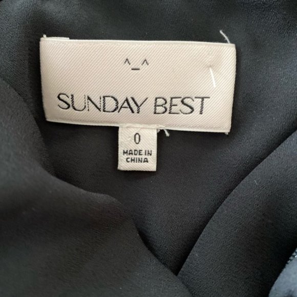 ARITZIA SUNDAY BEST Black Strappy Slip Dress - Picture 2 of 6